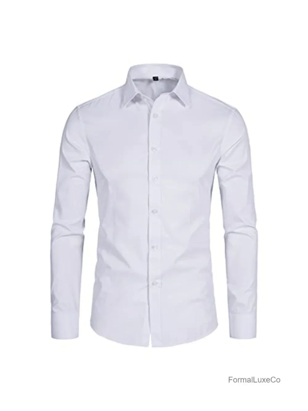 Men's Slim Fit Long Sleeve Button Up Casual Business Dress Shirt Cotton